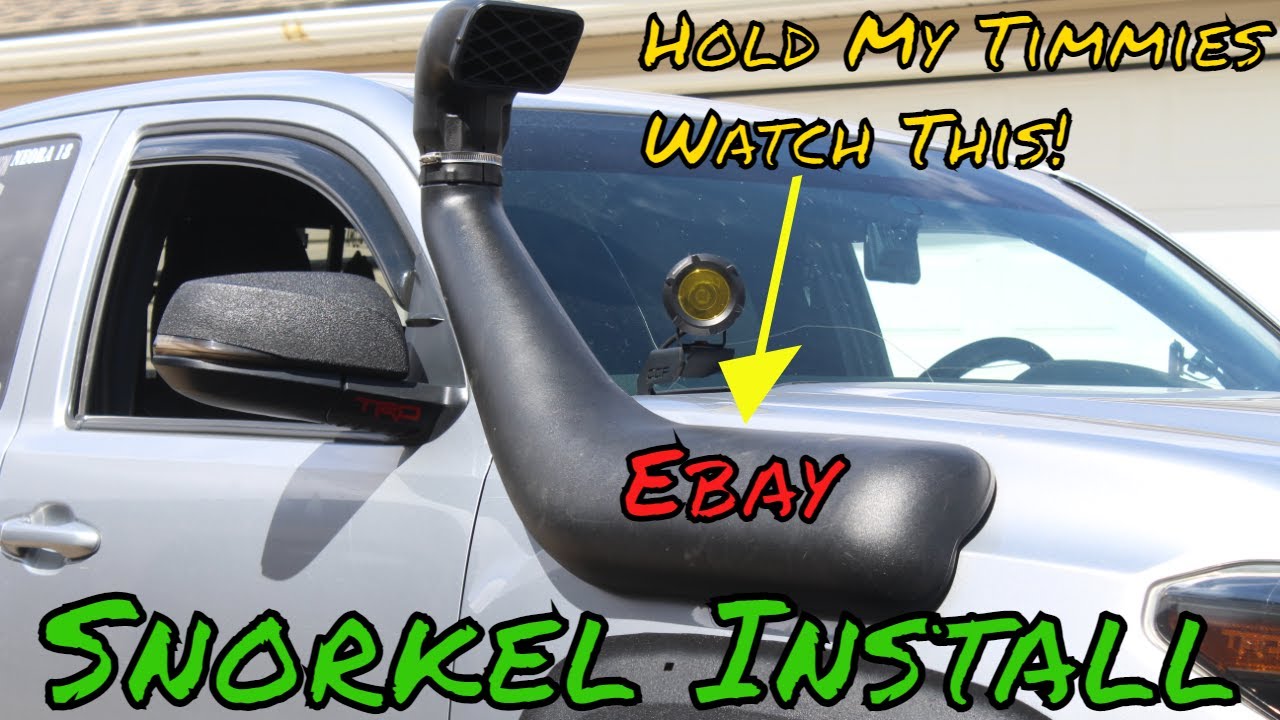 Ebay Snorkel Install - 3rd Gen 2017 Toyota Tacoma TRD-OffRoad - Cheapest Snorkel/Desert Air Intake