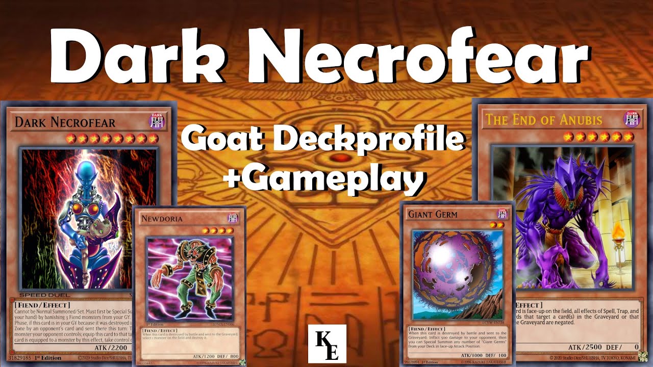 Dark Necrofear  - Goat Format Deck Profile - Yu-Gi-Oh! + Gameplay (German)
