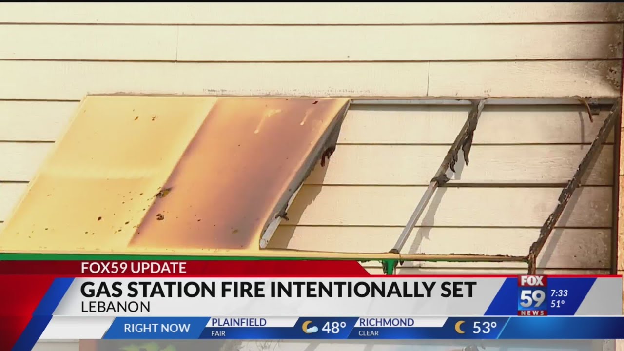 Lebanon police: Gas station fire intentionally set by employee who died from burn wounds