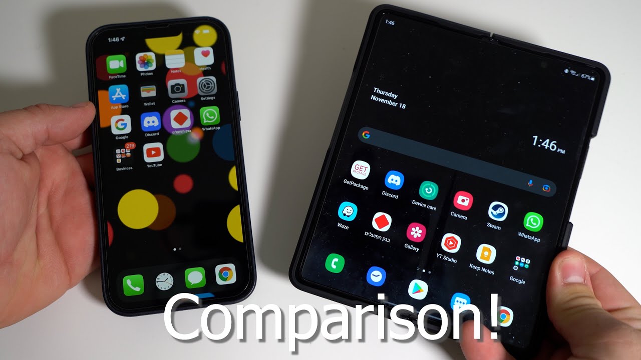 iPhone 13 Pro Max Vs Galaxy Z Fold 3 - Comparison