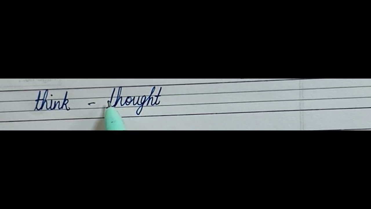 Verb "think"