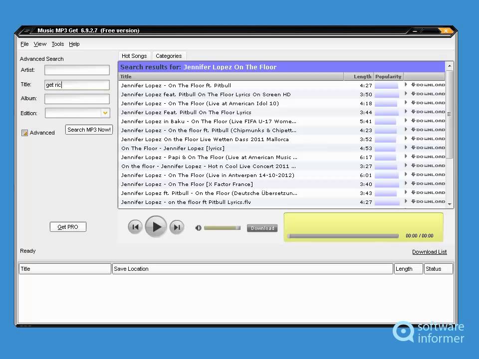 Working with Music MP3 Get