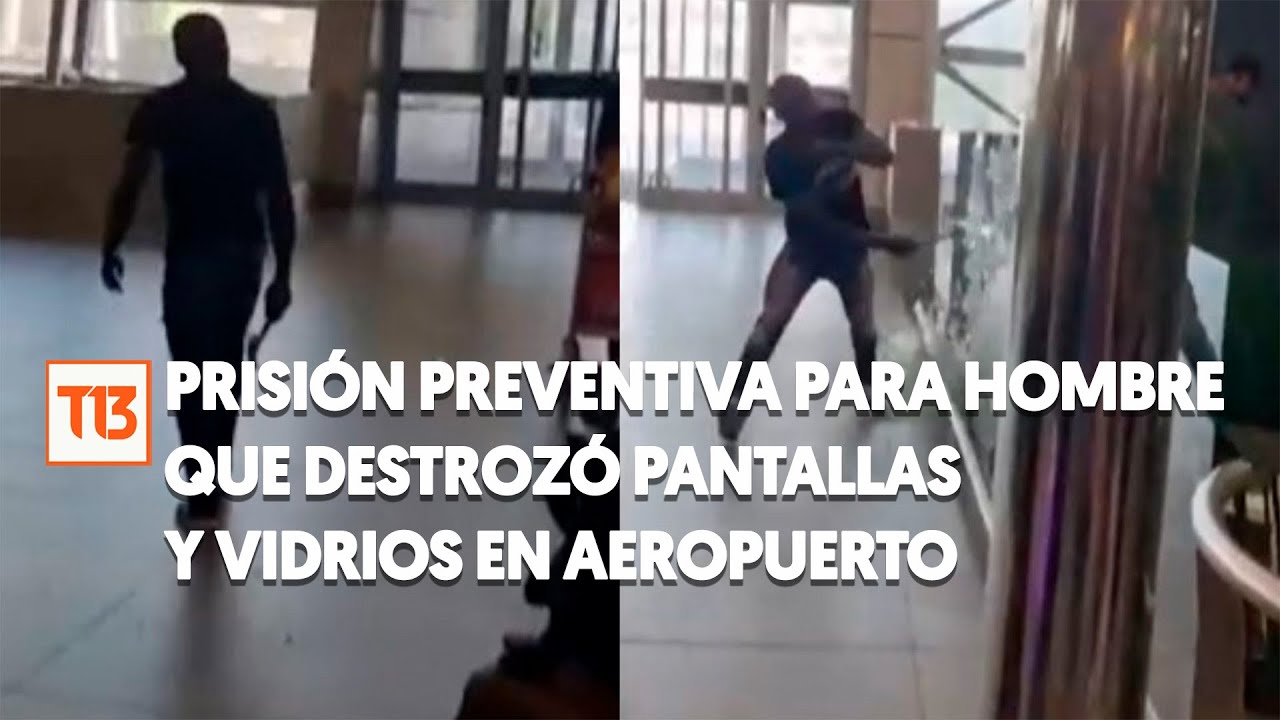 Por segunda vez ciudadano haitiano rompe pantallas en aeropuerto de Santiago