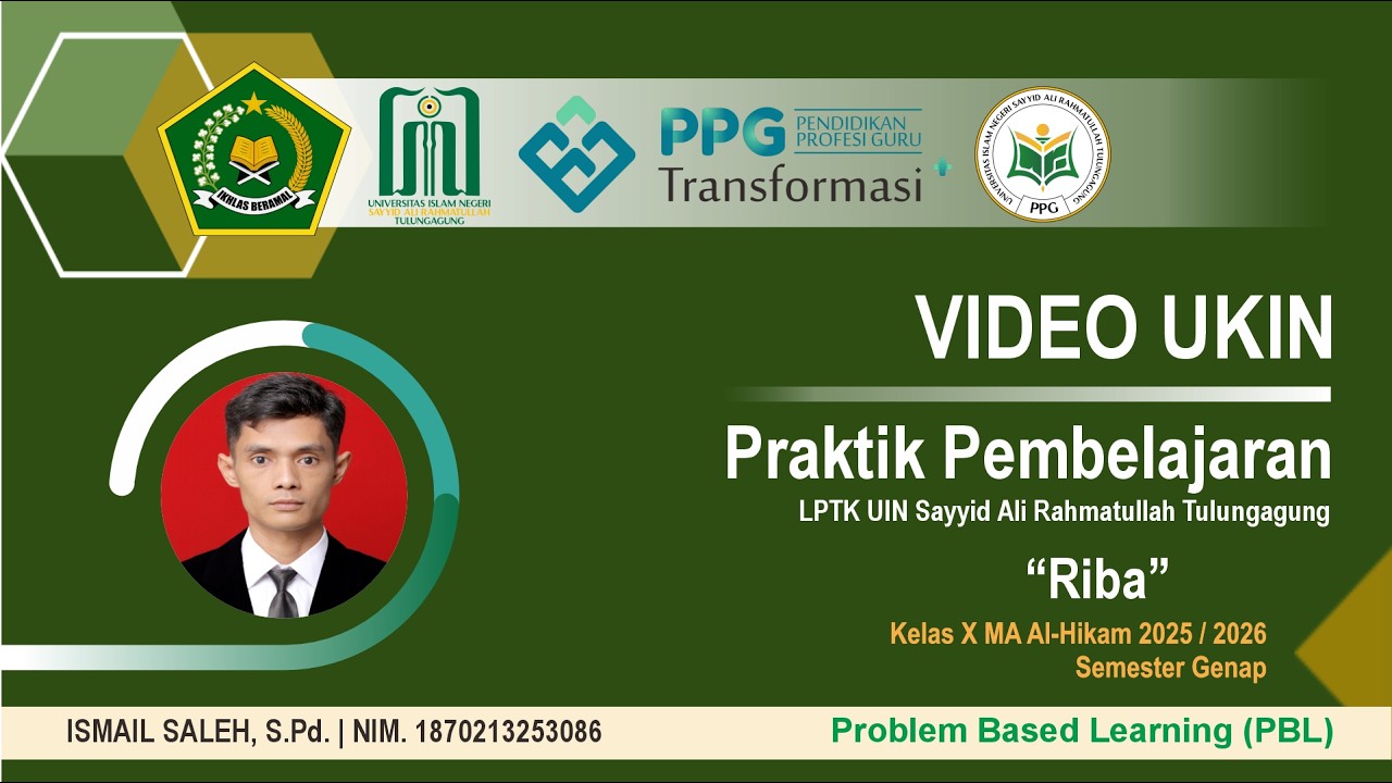 Video Pembelajaran - Riba dan Bahayanya Kelas X MA Al-Hikam