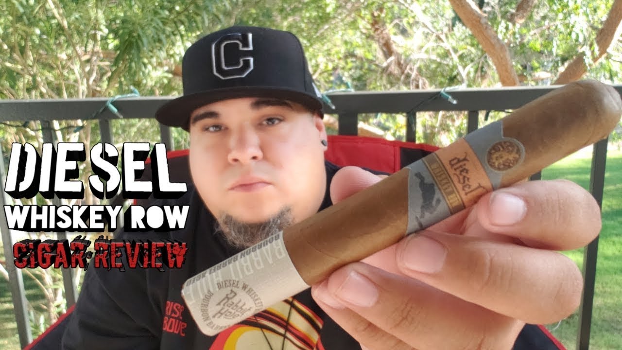 Diesel whiskey Row, Rabbit Hole  Bourbon barrel aged cigar review.