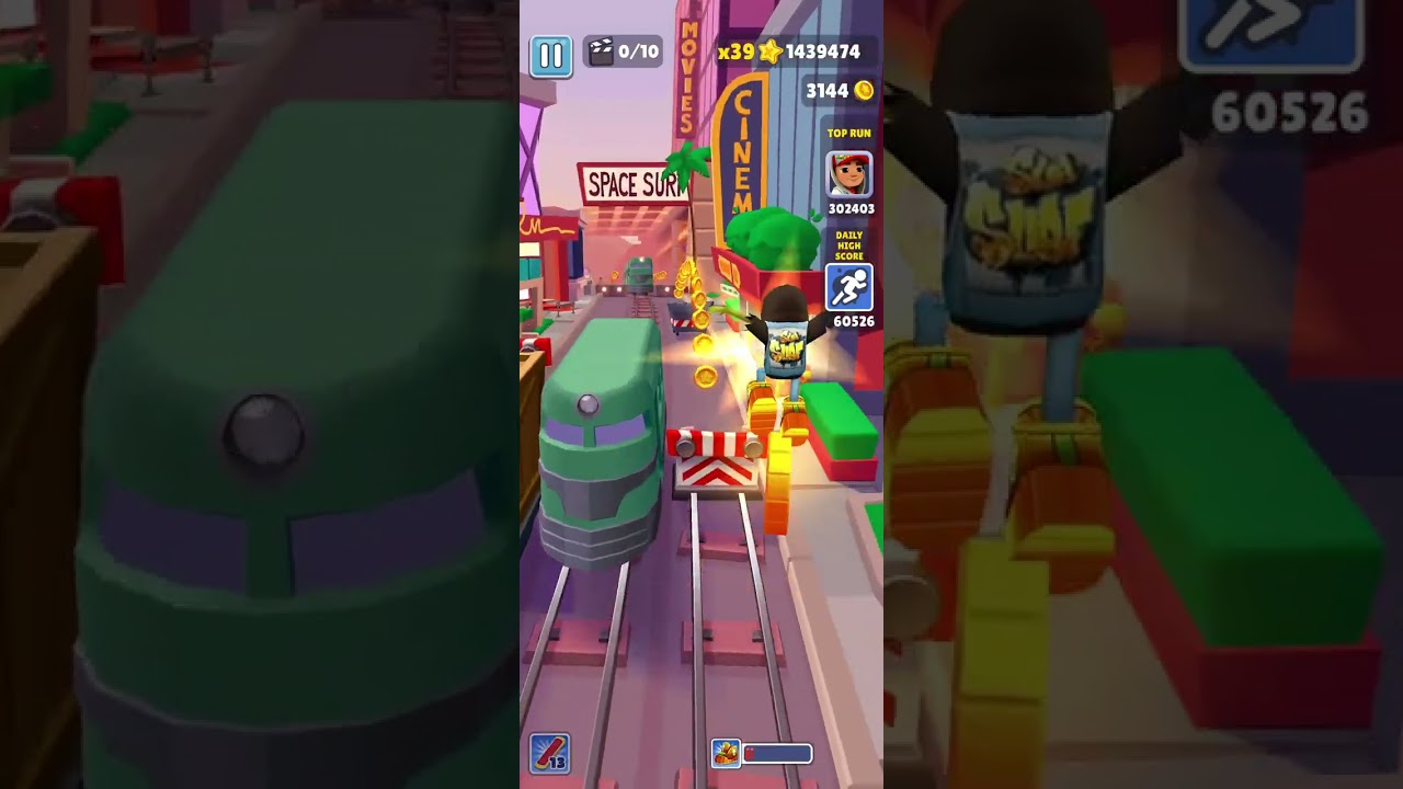 New highscore for a leader board in subway surfers