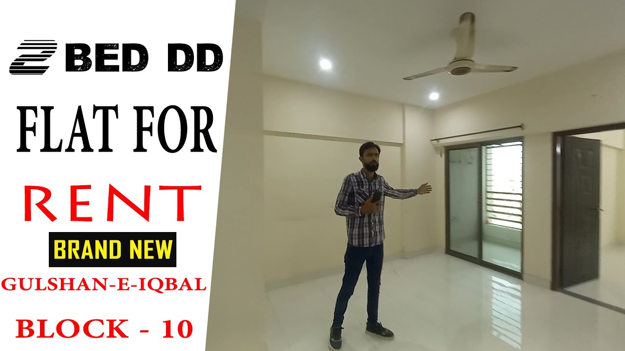 2 BED D.D Best Apartment For RENT I 1100 Sq. Feet I Block 10 I Gulshan-e-Iqbal I Karachi |