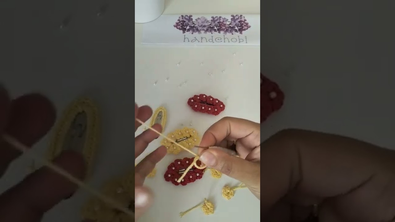 İncili örgü çıtçıt toka yapımı// 🤍🤍pearl mesh snap buckle making 🤍🤍