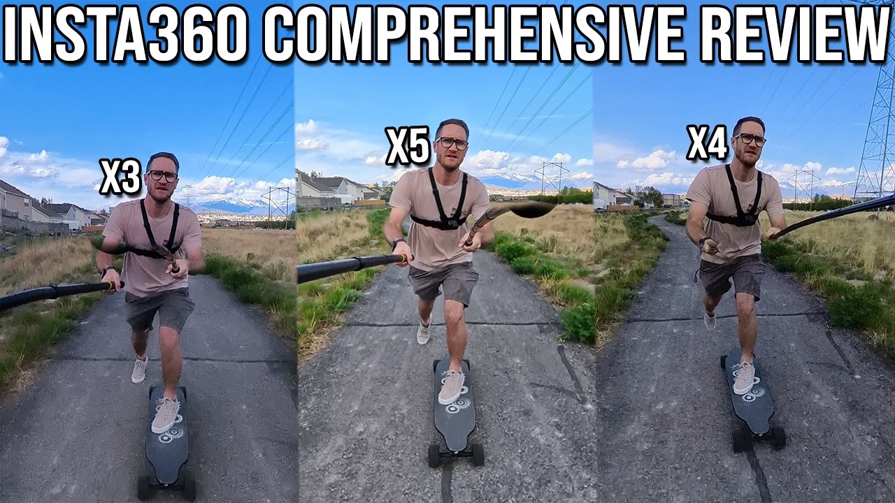 Insta360 X5, X4 & X3 Comprehensive Review