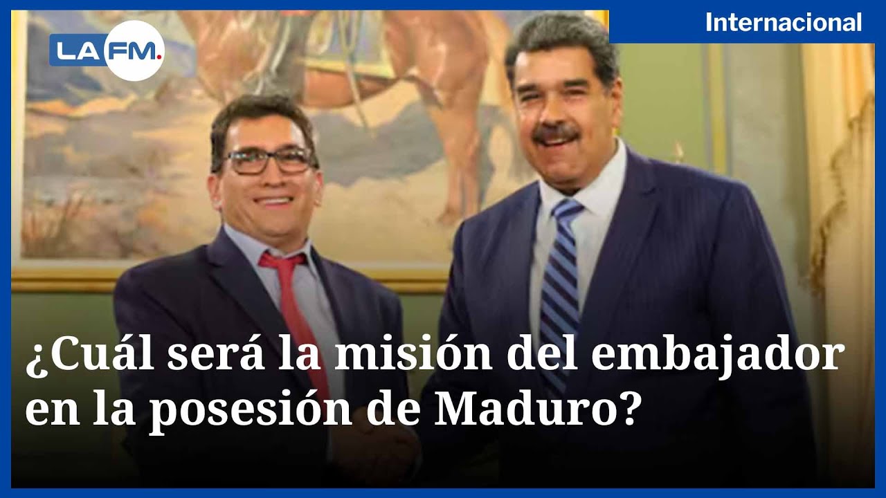 Esto hará el embajador Milton Rengifo en la posesión de Nicolás Maduro en Venezuela