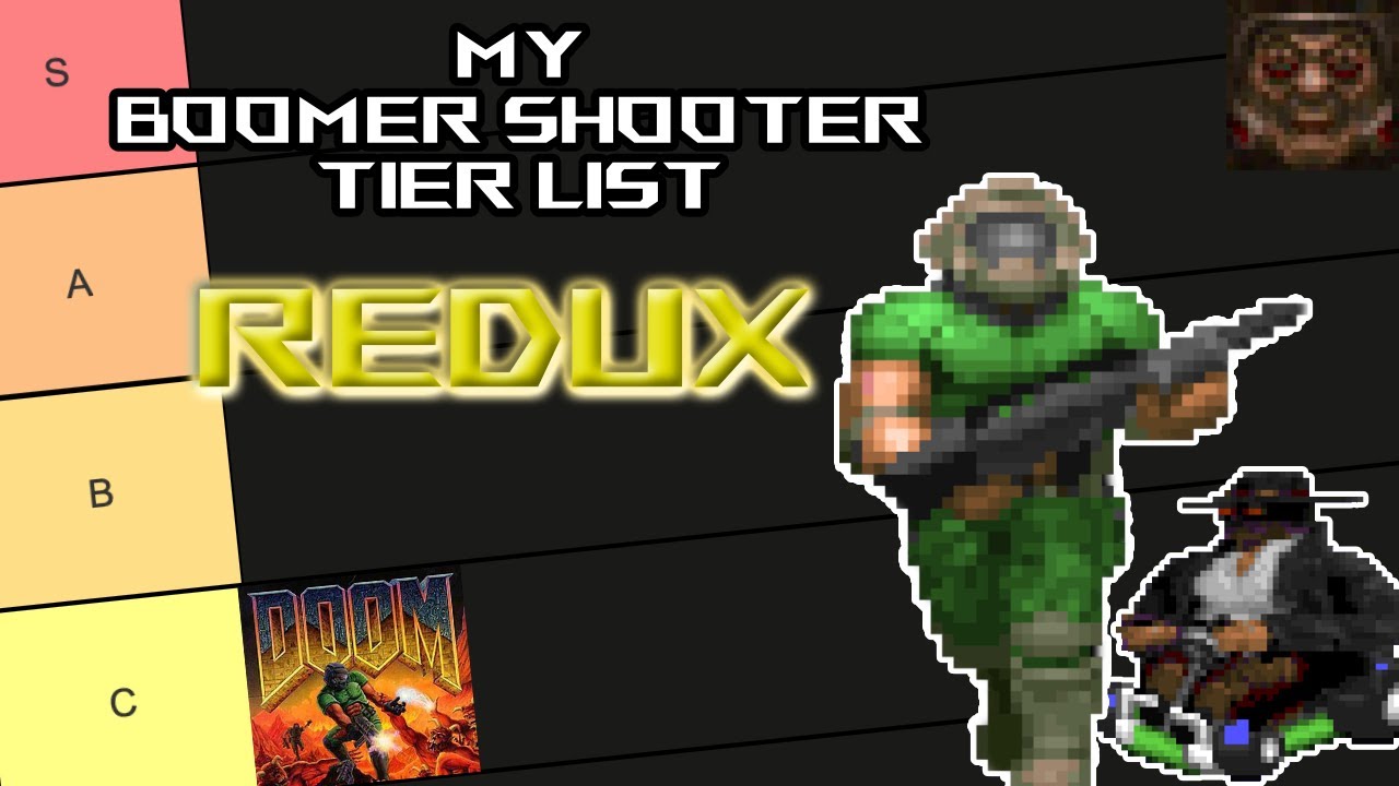 My Boomer Shooter Tier List - REDUX