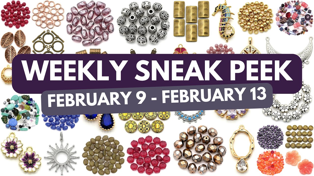 NEW Spacers, Czech Glass, & More Coming Feb. 9 - Feb. 13! Bead Box Bargains STORE SNEAK PEEK