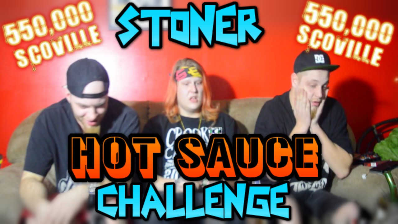 STONER HOT SAUCE CHALLENGE: 550 000 SCOVILLE ! (VOMIT ALERT)