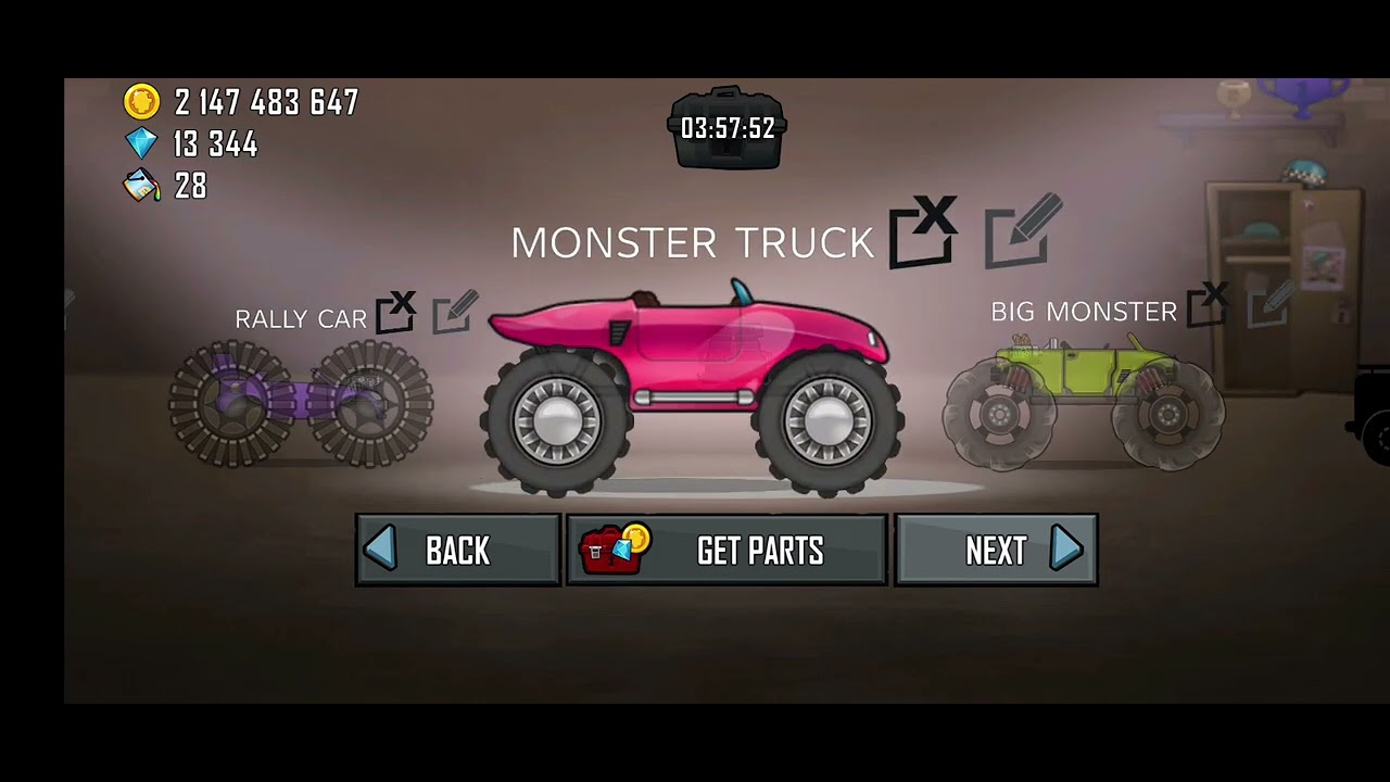 Hill Climb Racing Deluxe - Garage (Daily Challenge @ Daily Event)