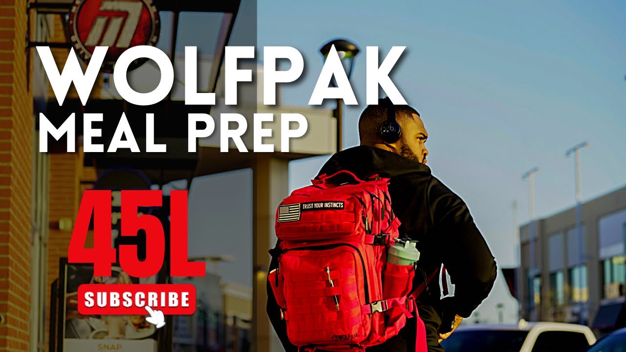 WOLFpak 45L meal prep backpack review | NEW GYM BAG?