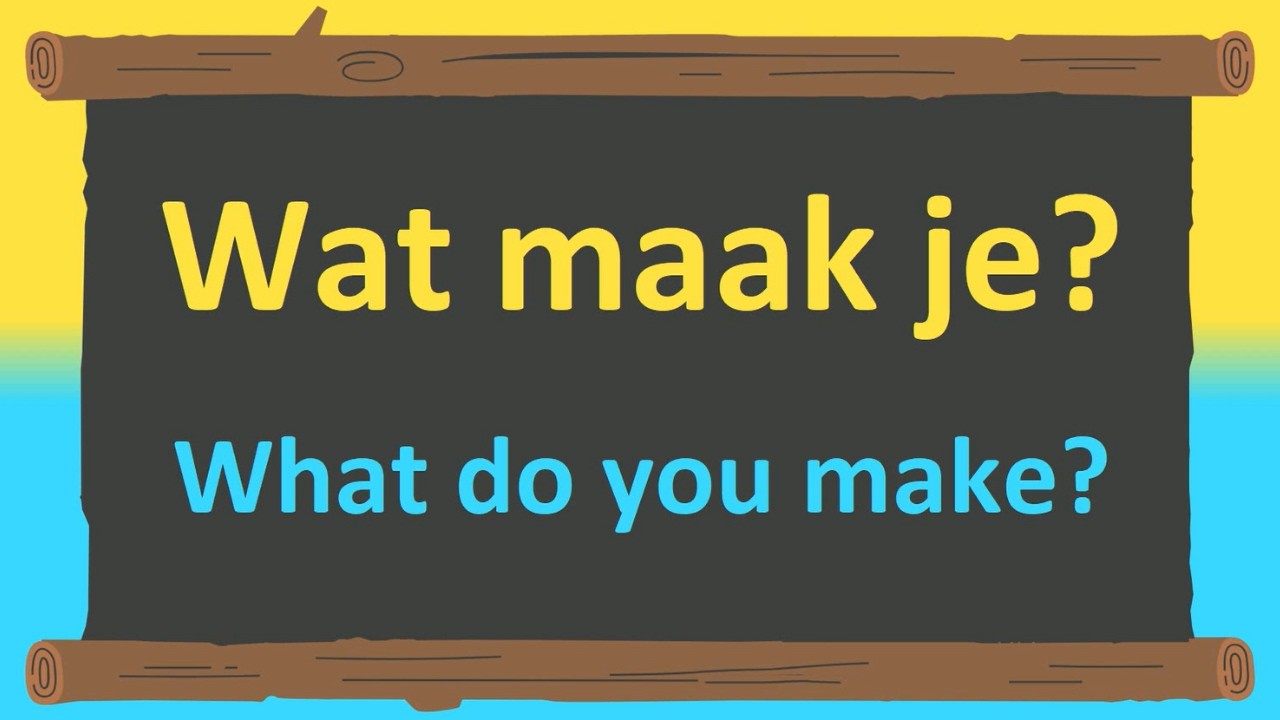 Learn 300+ Basic Dutch WHAT, WHEN and WHERE Questions in Just THREE or FOUR Words Fast!
