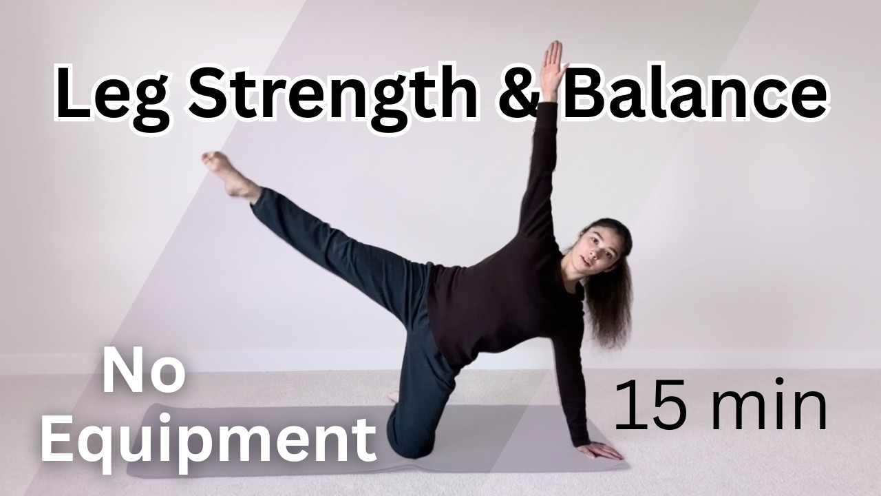 Easy Low-Impact Lower Body Strength & Stability Workout at Home | Day 10 (15 Min, No Equipment)