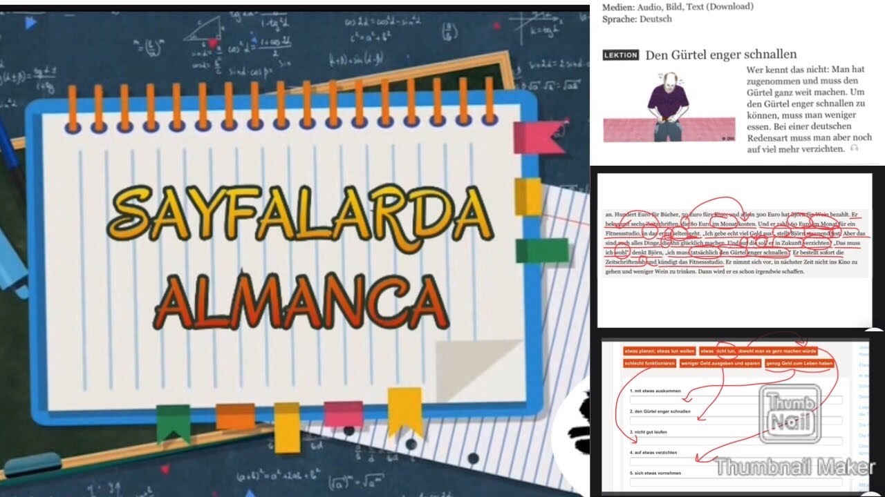 #'B2/05 SAYFALARDA ALMANCA B2 SEVİYESİ CÜMLE ÇÖZÜMLEMELERİ