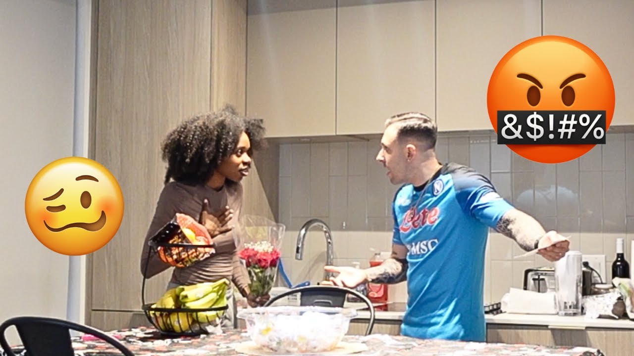ANOTHER GUY BOUGHT ME FLOWERS PRANK ON HUSBAND!! *HUGE ARGUMENT*