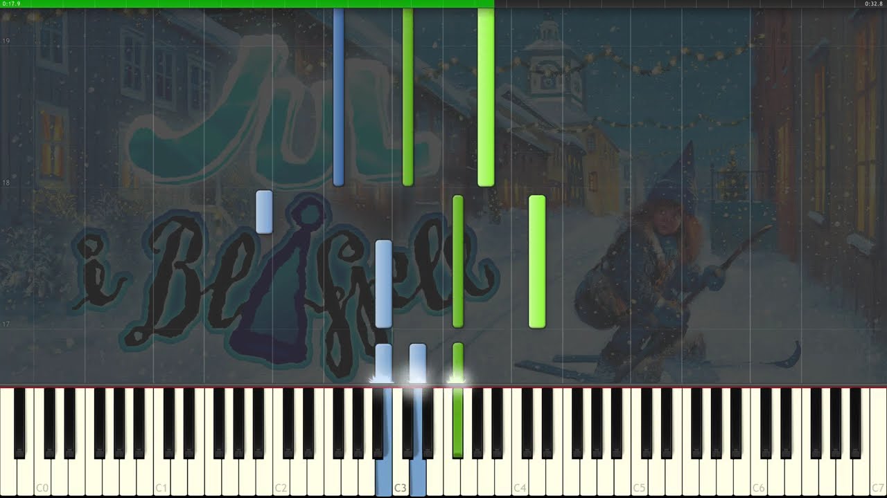 Jul i blåfjell - Blålokk (piano/synthesia)
