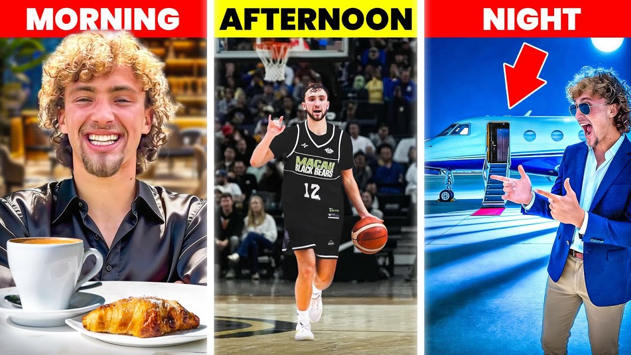 MY DAY IN THE LIFE AS A PRO HOOPER!!!