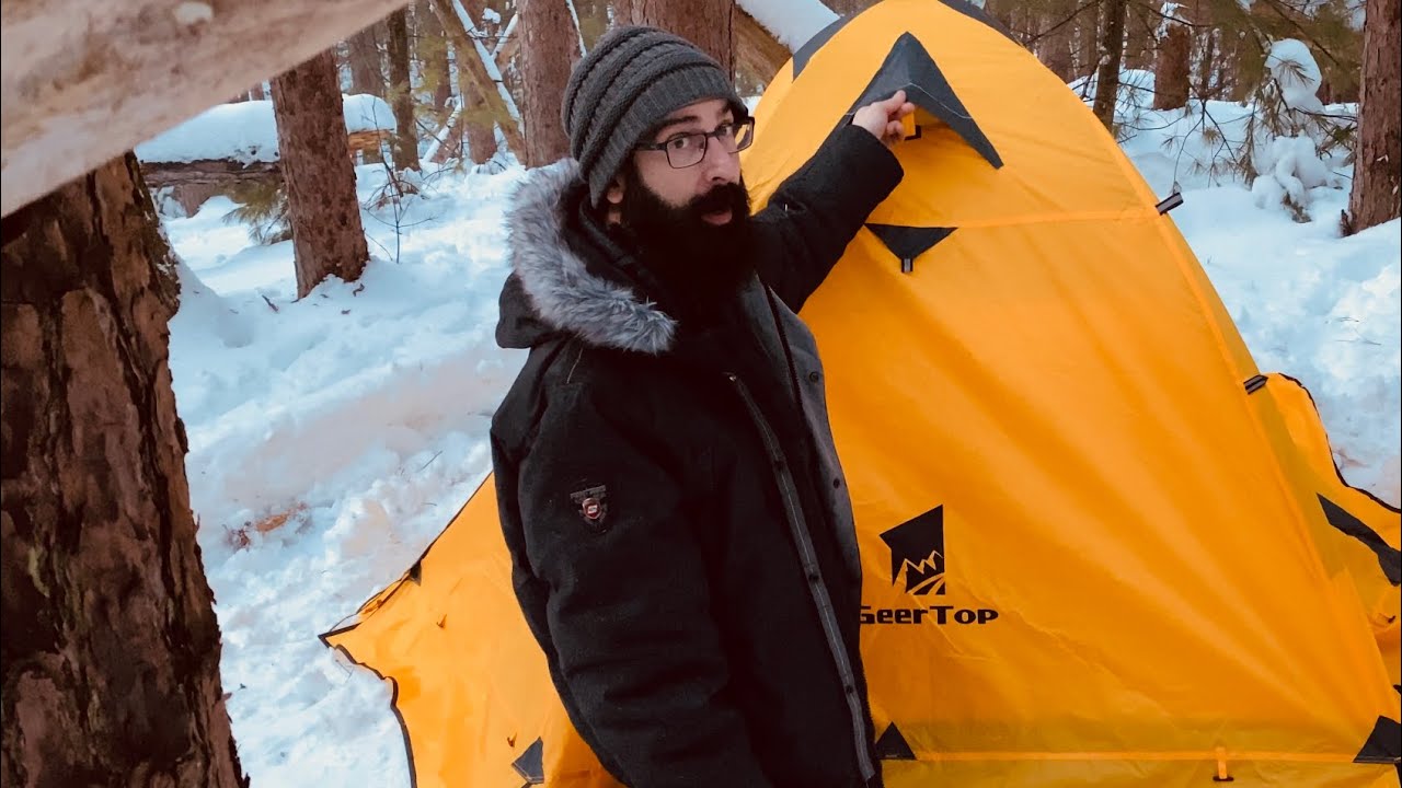 GEERTOP 4 season tent setup and review