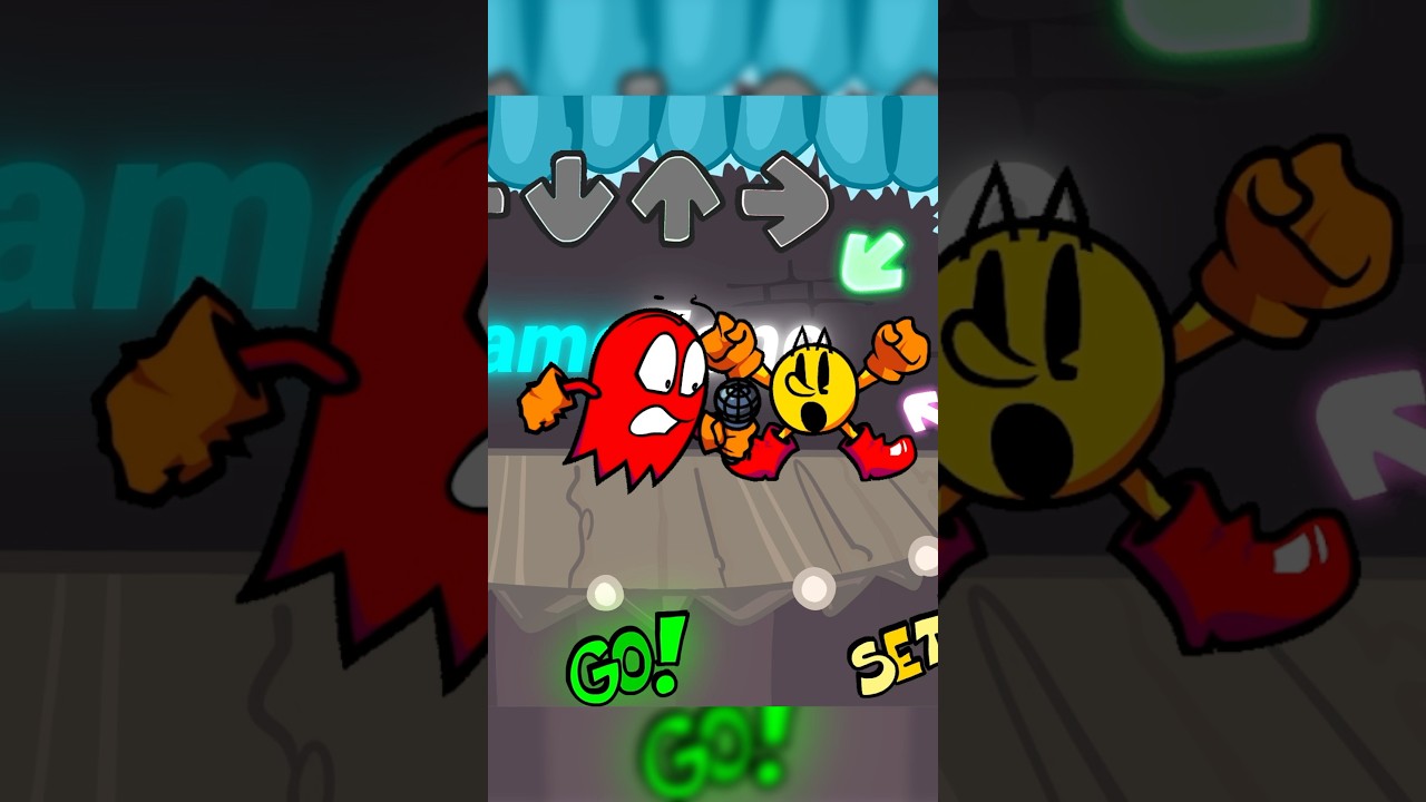 FNF Pac-Man Playground Test VS Gameplay #shorts