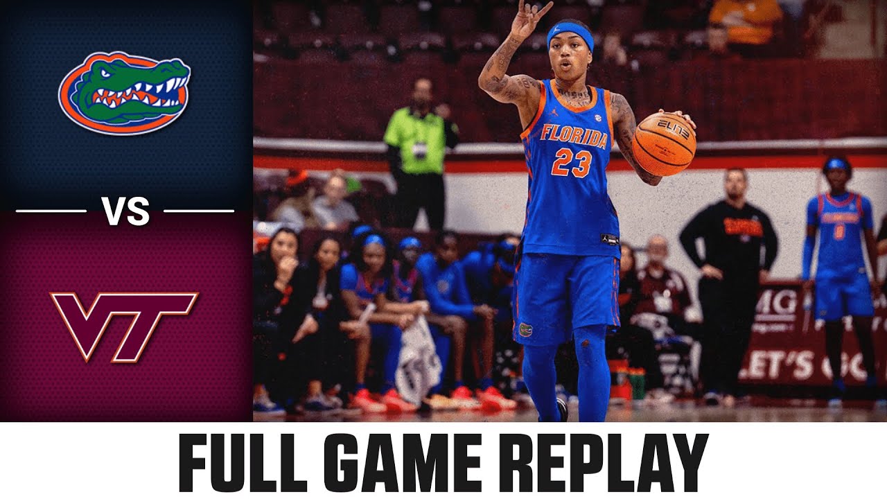 Florida vs. Virginia Tech Full Game Replay | 2025-26 ACC Women's Basketball