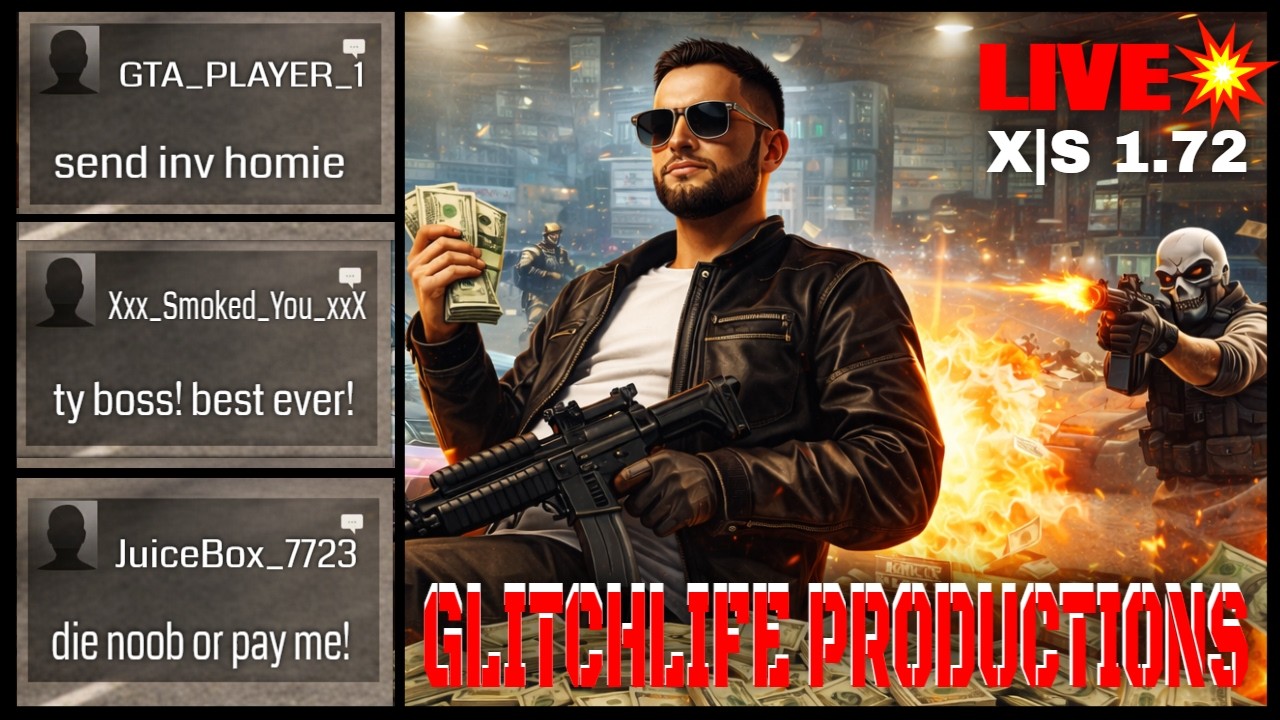 BREAKING🔴Wednesday's LIVE🔥Glitches_Exploits_Update_Night_GTAO_E&E_X|S 1.72 #fyp #gtao #xs #ee #live