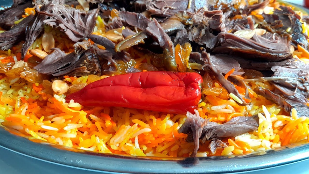 مندي اللحم 🍖بطريقة منزلية سهلة أرز نثري ناجح مثل المطاعم اطيب أكلات العزائم والمناسبات