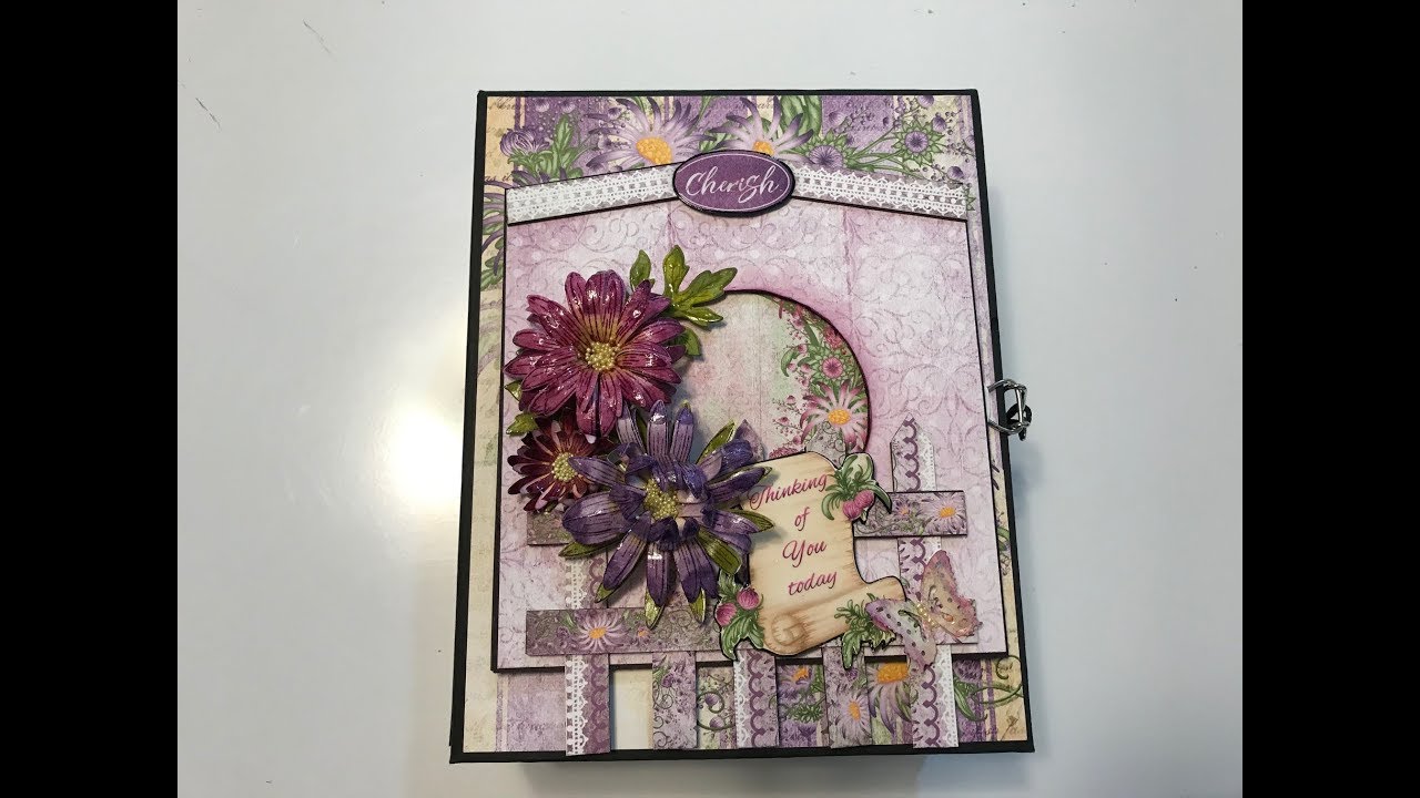HEARTFELT CREATIONS WILD ASTER MINI ALBUM PART 1 SHELLIE GEIGLE JS HOBBIES AND CRAFTS