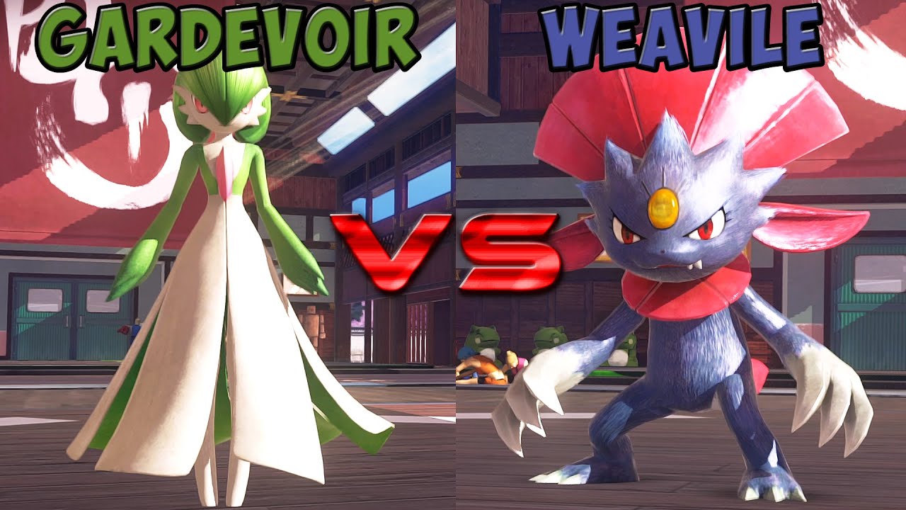 Pokken tournament DX - Gardevoir vs Weavile