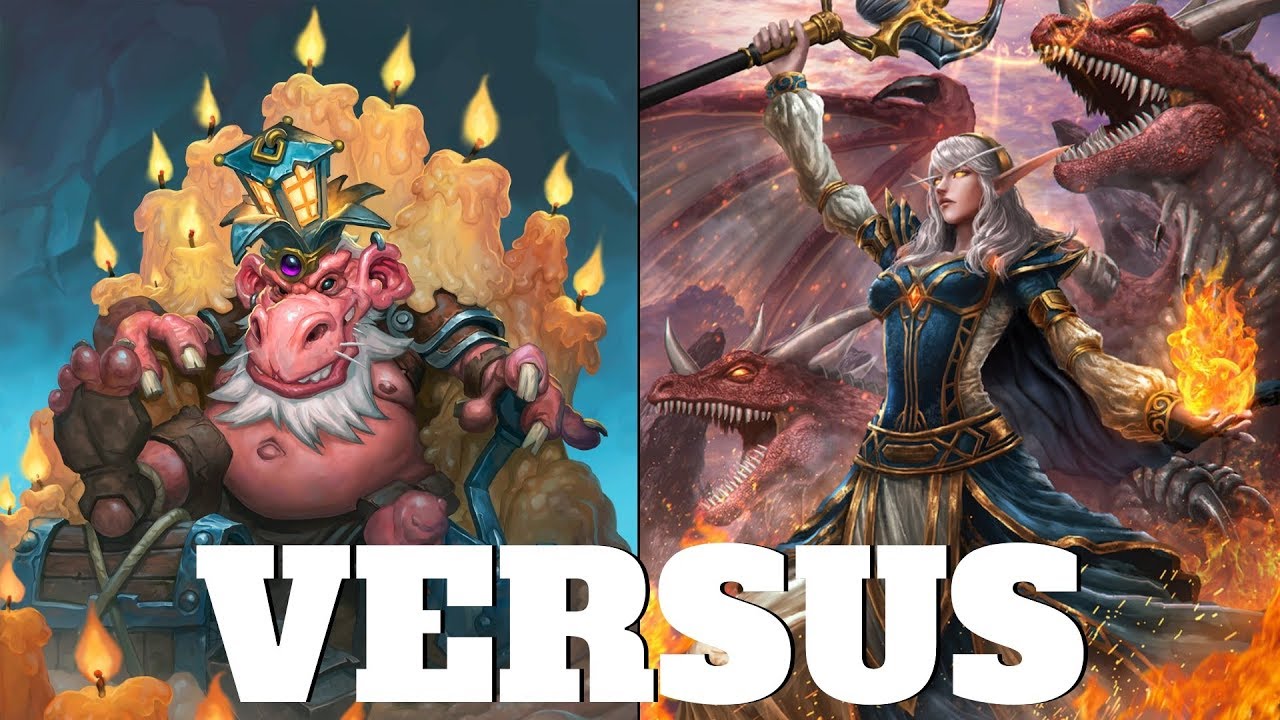 Big Spell Mage VS Togwaggle Mill Druid! TrashcanTV Hearthstone Viewer Challenge #1 Game 1 (2018)