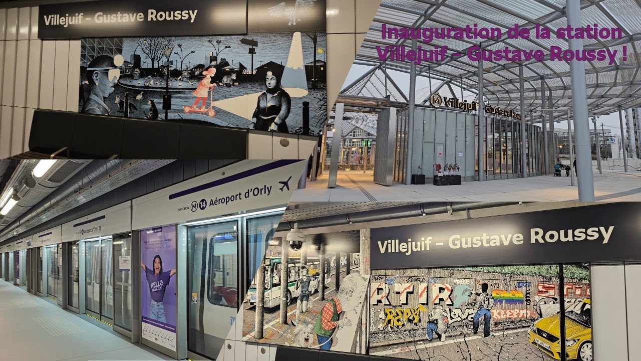 [RATP] Ligne 14 - Inauguration de Villejuif - Gustave Roussy !