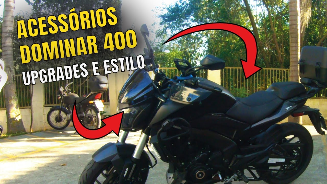 O Segredo da Dominar 400: Acessórios Que Transformam Seu Rolê! 🛵🔥