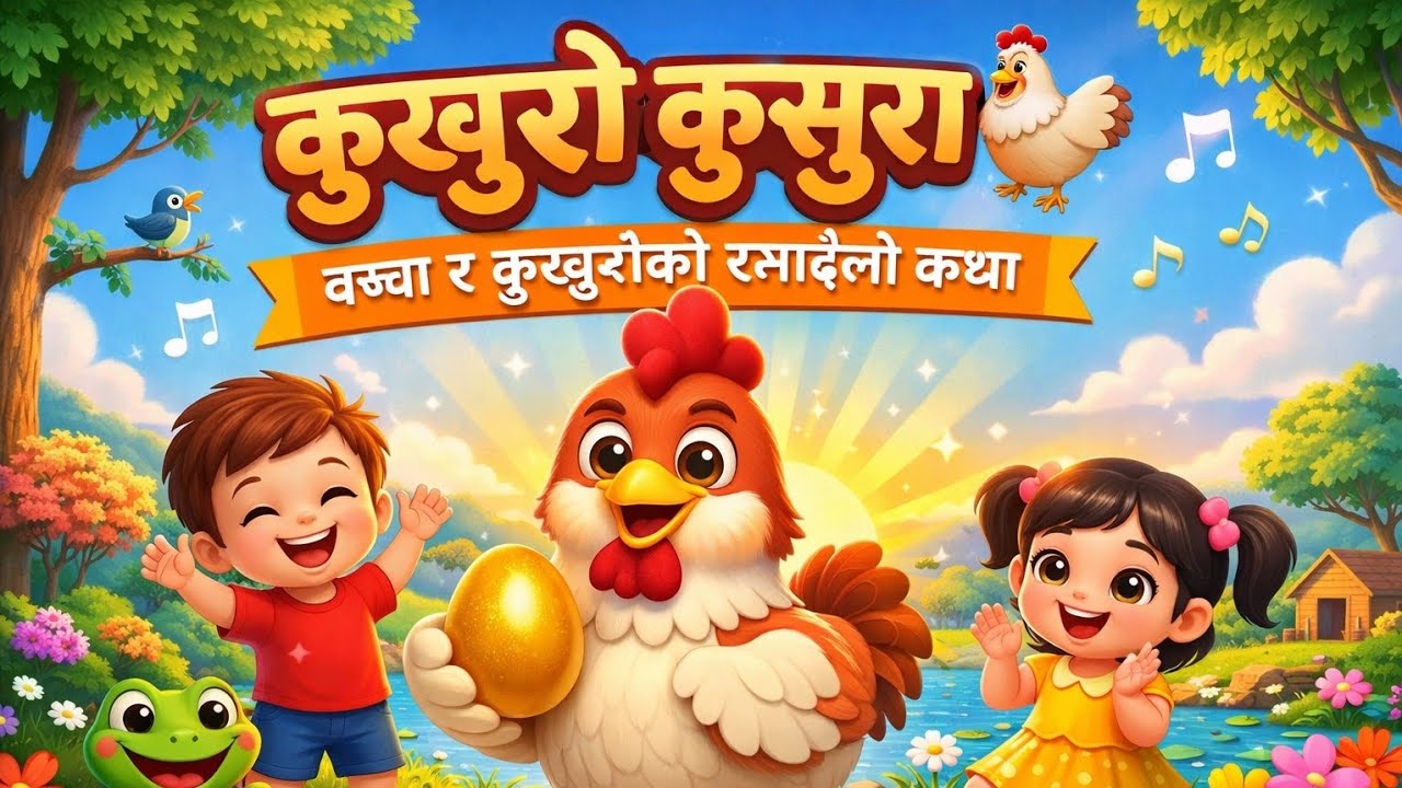 Nepali Kids Story: कुखुरो कुखुरा र खुशीको बिहान