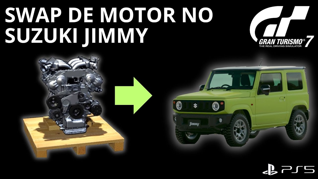 Tutorial: Como Fazer um Swap de Motor no Suzuki Jimny do Gran Turismo 7 #racing #gt7 #gameplay