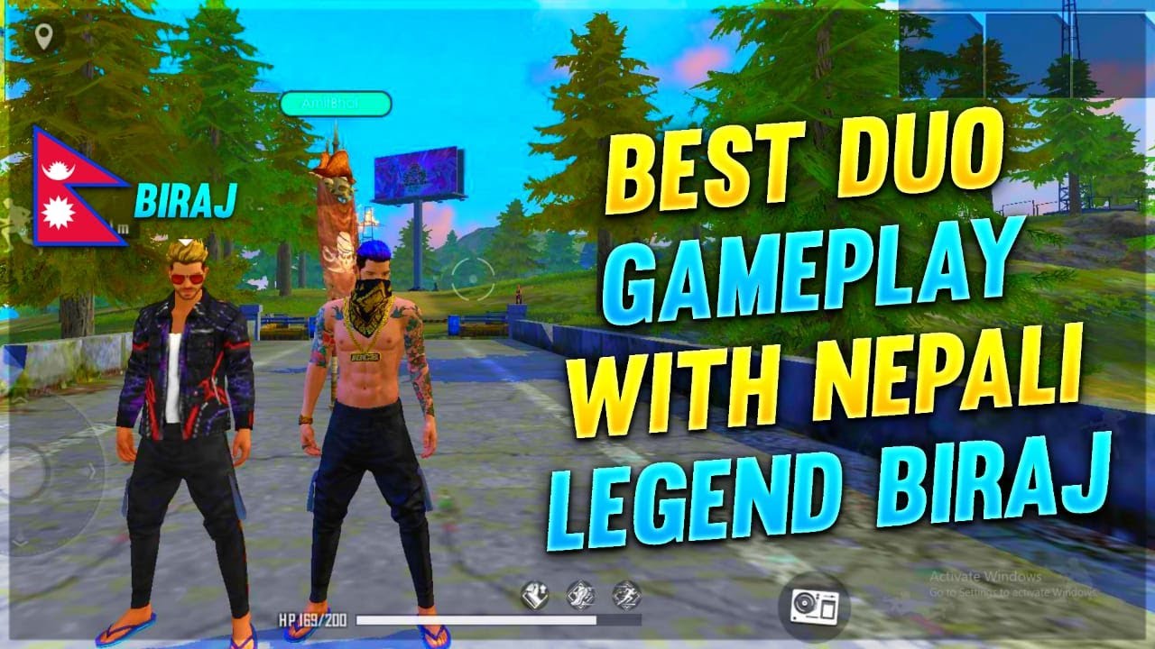 Throne Emote Challenge to Biraj || Garena Free Fire || Desi Gamers