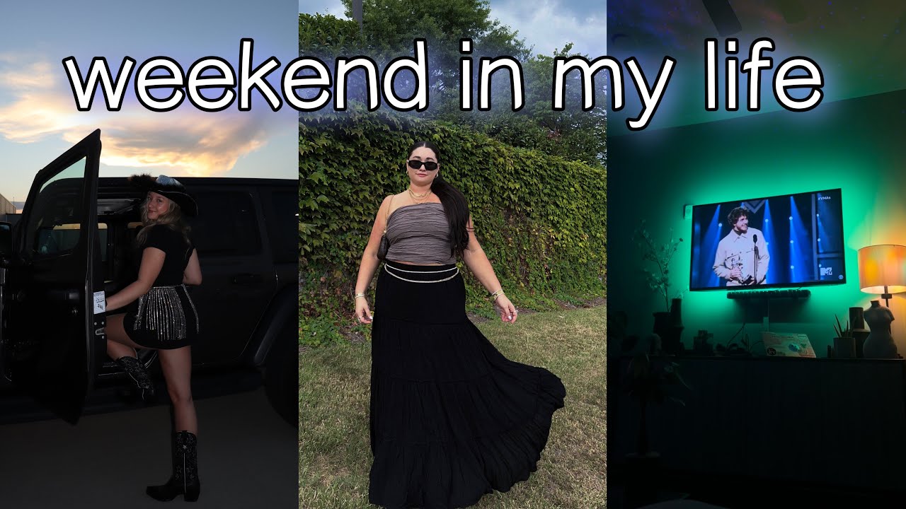 weekend vlog! new princess polly haul, picking up a jeep, and AJ’s disco party