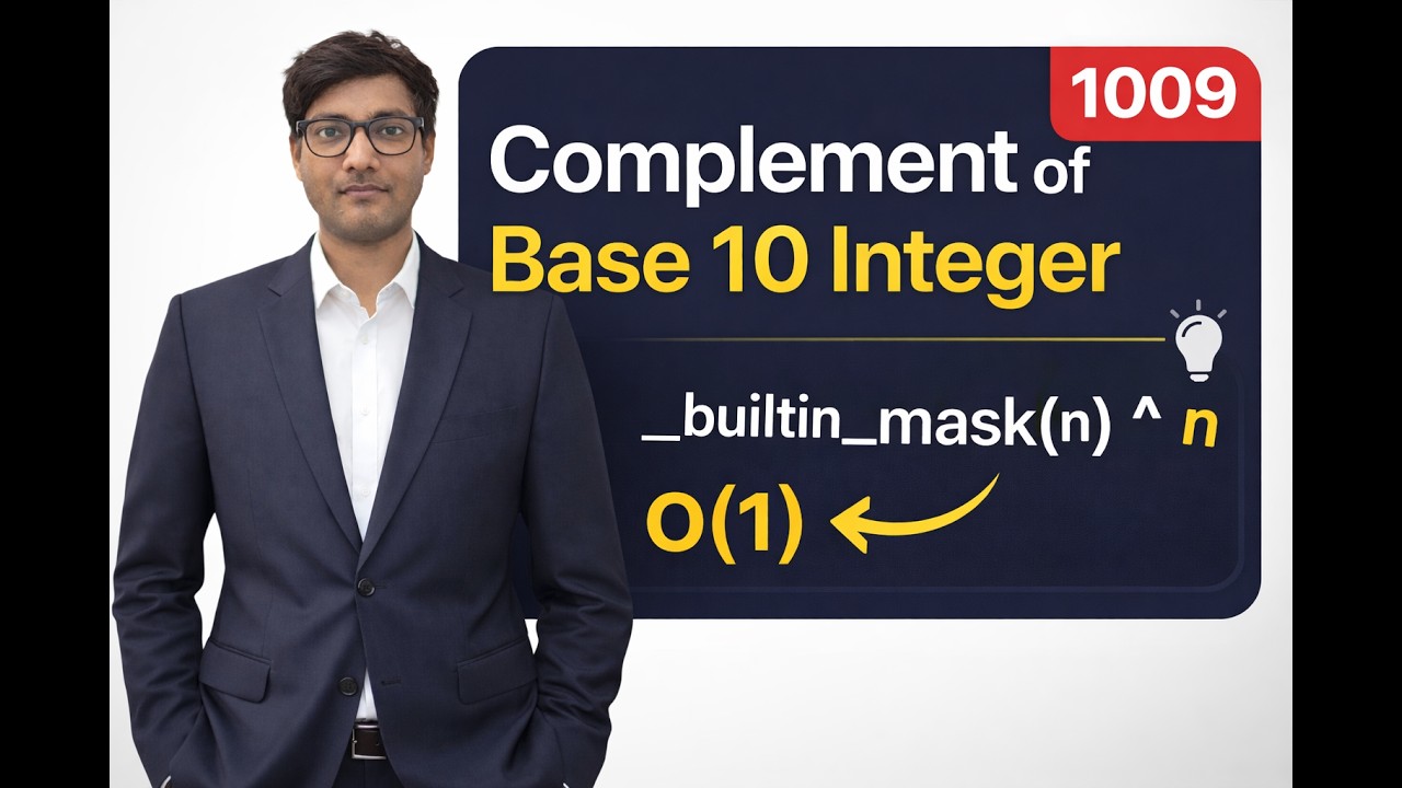 LeetCode 1009 |  Complement of Base 10 Integer