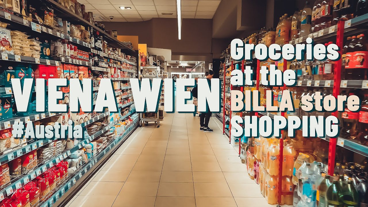 Vienna Austria,  🇦🇹 Shopping for groceries at Billa Store , We liked the store, so give it a LIKE ;)
