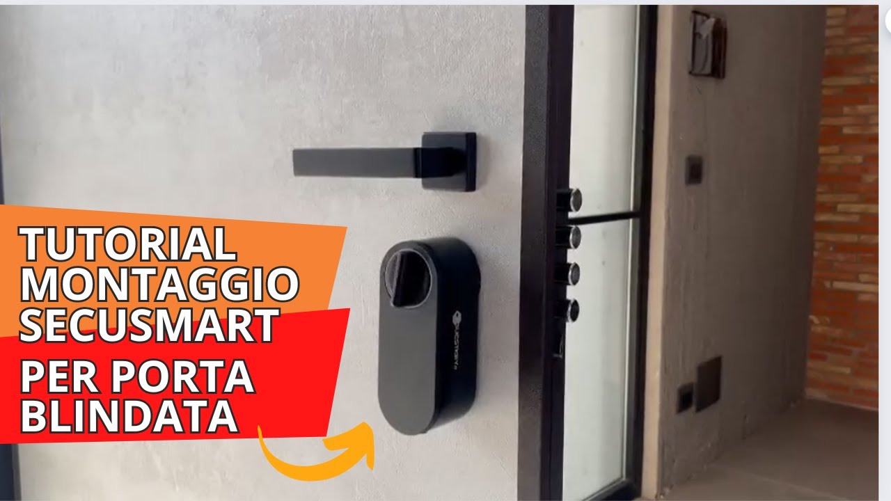 AUTOMATIZZA LA PORTA BLINDATA CON  ECOSMART - Gestione Completa per B&B, Case Vacanze e Hotel.