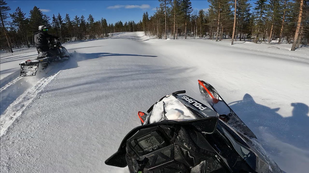 skoter körning i särkimukka !