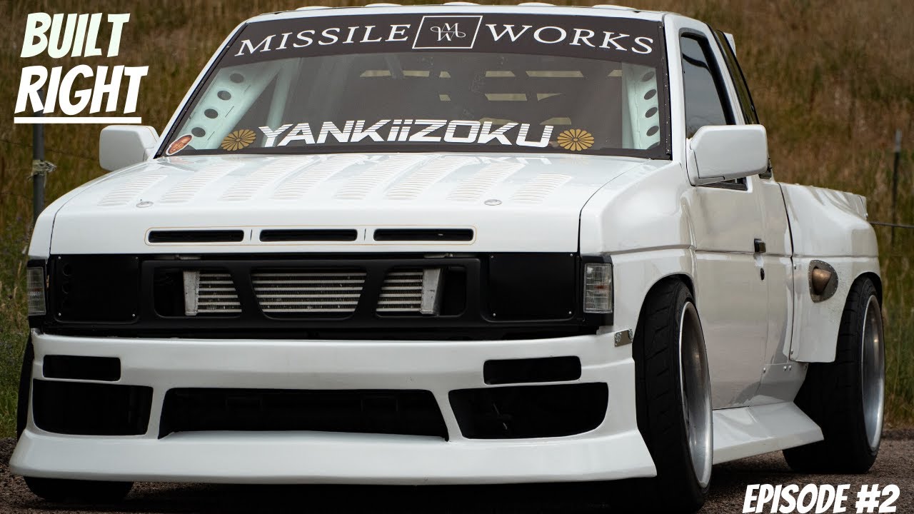 1JZ Nissan Drift Truck | Drift Session | Burning Tires | Missile Works | Built Right | Episode #2