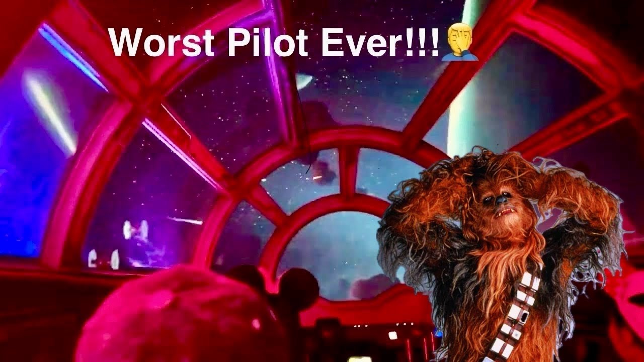 Millennium Falcon Smuggler Run POV The Worst Pilot Ever #starwarsfan  #pov #travel #starwars #disney