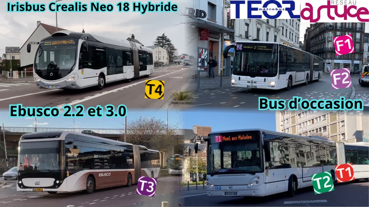 Réseau Astuce: Bus d'occasion + Ebusco 2.2 et 3.0 + Crealis hybride !!!