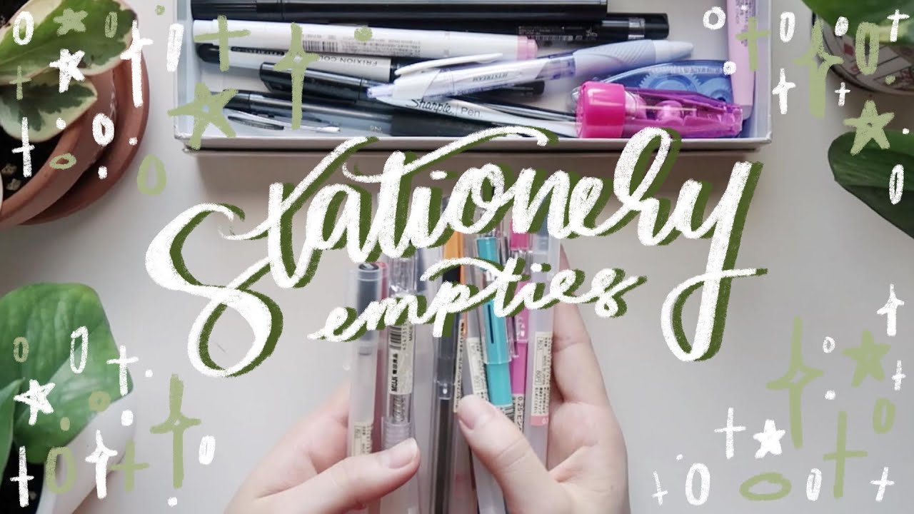 stationery empties & mini reviews ✨✨