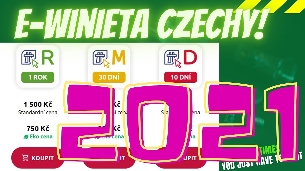 Winieta Czechy 2021 jak kupić e winiete przez internet