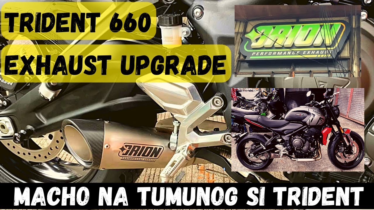 TRIUMPH TRIDENT 660 | ORION EXHAUST UPGRADE