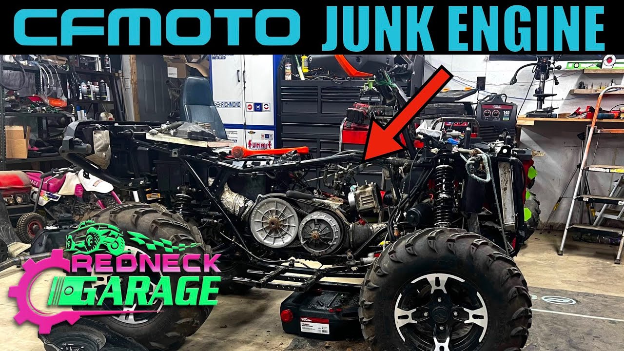 Разборка двигателя CFMOTO CForce 600